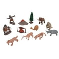 thumbnail image 2 of ESTINK Scene Toy, Animal Figurines Toy Set, 12pcs Historical Figurine Toys Prehistoric Life Scene Figures Animal Ornaments Playset, 2 of 9