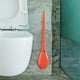 thumbnail image 1 of Cepillo de inodoro flexible HWRETIE,sin perforaciones,para esquinas muertas,herramienta de limpieza de baño,cepillo de limpieza de inodoro montado en la pared con soporte,limpiador de baño, 1 of 3