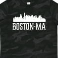 thumbnail image 4 of Inktastic Boston Massachussetts Skyline City Silhouette Boys or Girls Toddler T-Shirt, 4 of 5