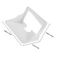 thumbnail image 3 of OULII 3Pcs Charging Socket Holder White Wall Shelf for Home Electronic Device Organization, 3 of 7