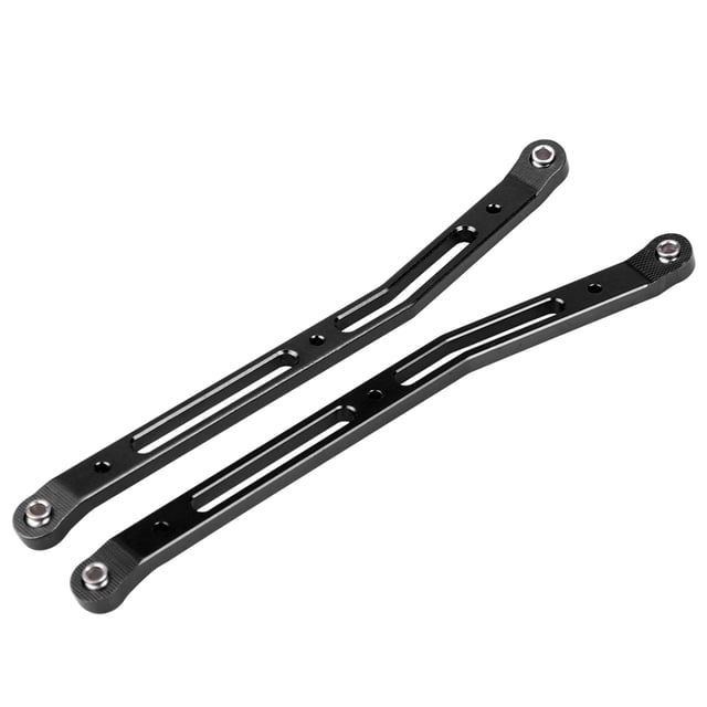 Enlace de chasis superior trasero de aleación de aluminio para coche Axial Rock Racer 90026 RC (negro)