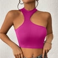 thumbnail image 5 of LSLJS Fashion Women Sleeveless Garment Comfortable Breathable Round-Neck Blouses Tops, Womens Tank Tops, 5 of 5