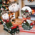 thumbnail image 3 of Adornos Navideños Trineo Carro Tirado Por Un Anciano Muñeco De Nieve Sentado Muñeca Adornos Decorativos Navideños Para El Hogar, 3 of 5