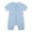 Light Blue, variant on TOOYOU Boys Romper Baby Pajamas Zipper Short Sleeve Sleeper Jumpsuit Leisure Playsuit Bodysuits For Toddler ,Size 6-12 Months Beige