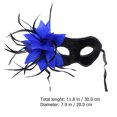 thumbnail image 2 of GOOHOCHY 1Pack Masquerade Mask For Kids Blue 1Pack Fashion Accessory, 2 of 7
