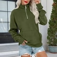 thumbnail image 2 of Women's Hoodless Sweatshirt Long Sleeve Shirts For Women Casual Plus Size V Neck Sweatshirt Pullover 2025 Fall Trendy Shirt Winter Clothes, Women's Hoodless Sweatshirt M, 2 of 4