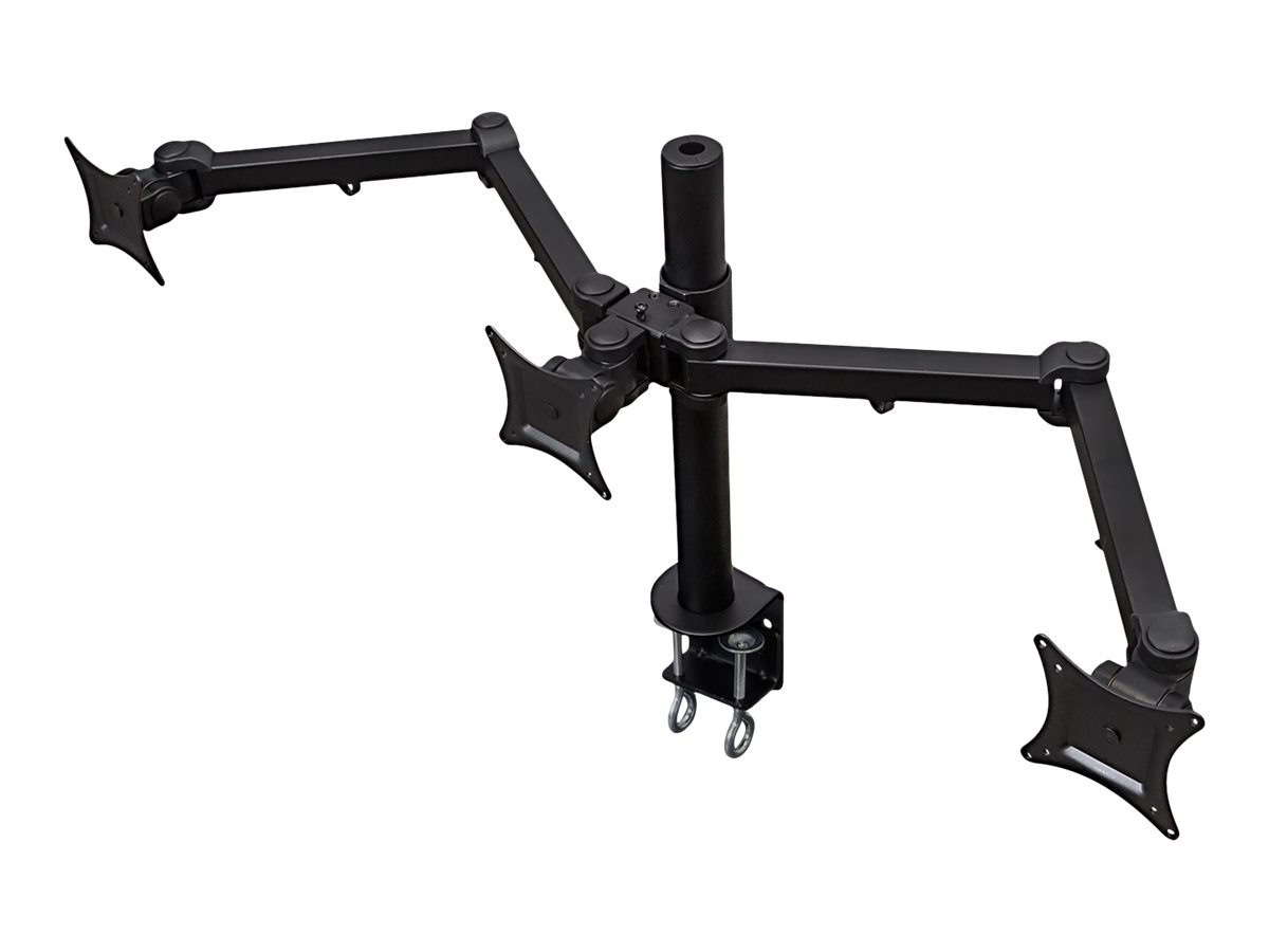 Mountit! Triple Monitor Desk Mount, Fits 24"32" Monitors, Full Motion