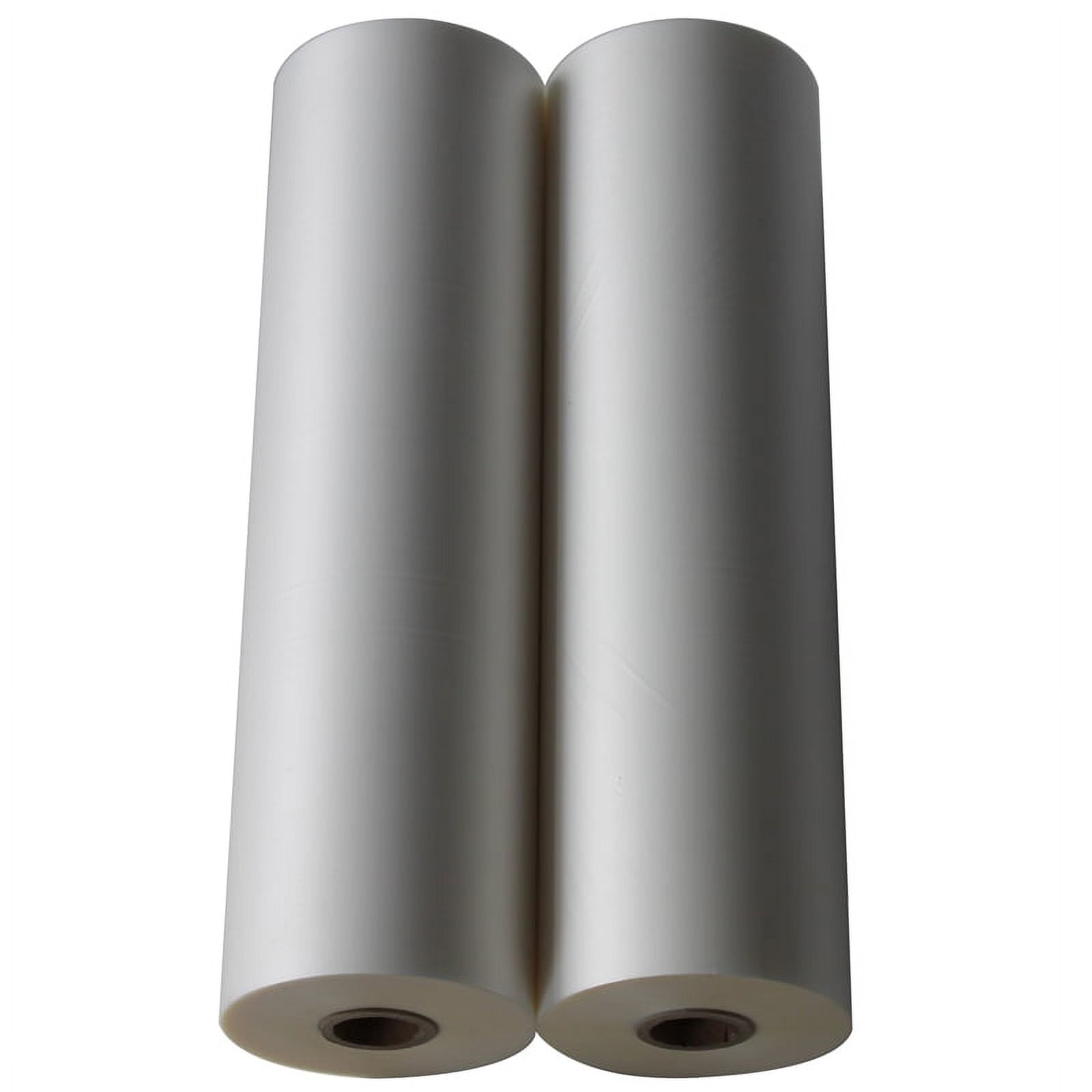 INTBUYING 4 Roll 12.5" X656' (0.32x200M) Matt Satin Roll Thermal Hot Laminating Film for Paper and Photo