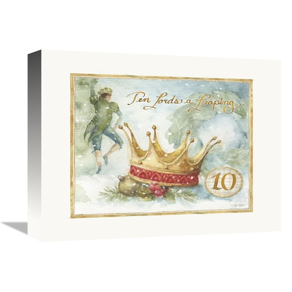 Global Gallery's '12 Days of Christmas X' By Lisa Audit Stretched Canvas Wall Art