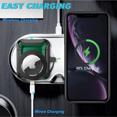 thumbnail image 2 of For AirPods Case Camera Design Airpod Airtag Case Armor Case Cover Compatible with AirPods 2/1 and AirTags , Cute Military Protective Case with Keychain Shockproof - （Green）, 2 of 5