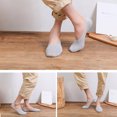 thumbnail image 3 of Lroveb No Show Socks for Men Breathable Ice Silk Socks Mens Fashion Cotton Soft Non-Slip Thin Sports Socks, 3 of 3