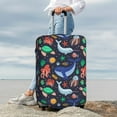 thumbnail image 7 of Disketp The Underwater World Elastic Travel Luggage Cover Travel Suitcase Protective Cover For Trunk Case Apply To 18''-32'' Suitcase Cover-Small, 7 of 7