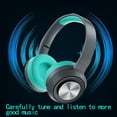 thumbnail image 6 of Noise Canceling Gaming Headset, Hwkond Bluetooth Headphones Over Ear Foldable Wireless And Wired Stereo Headset For Cell Phone PC Soft Earmuff SLight Weight For Prolonged Wearing,Green, 6 of 8