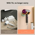 thumbnail image 6 of Hair Dryer Holder Wall Mounted, Adjustable No-Drill Storage Rack for Bathroom, Rotatable Clip for Hair Dryer and Towel Hanging, Easy Installation Organizer, 6 of 6