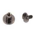 thumbnail image 4 of Chicago Screws, Uniform Coating Burr Free Brass Material Hard Thick Binding Posts Nail Rivet  For Belt Sliver Black, 4 of 8