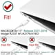 thumbnail image 2 of Dongke Compatible Con Macbook Air De 13 Pulgadas Funda 2021 2020 2019 2018 Versión M1 A2337 A2179 A1932 Funda Rígida Para Macbook Air De 13 Pulgadas Con Pantalla Retina Compatible Con Touch Id - Crist, 2 of 5