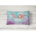 thumbnail image 2 of Carolines Treasures BB7348PW1216 Rabbit & Squirrel Bathing Watercolor Canvas Fabric Decorative Pillow, 2 of 3