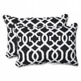 thumbnail image 1 of Pillow Perfect 543338 New Geo Black/White Over-sized Rectangular Throw Pillow (Set of 2), 1 of 3
