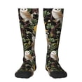 thumbnail image 1 of Balery Owls And Plants Calcetines novedosos Calcetines deportivos Calcetines hasta la rodilla Calcetines de algodón Calcetines originales y geniales, 1 of 6