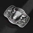 thumbnail image 2 of Cowboy Belt Buckles for Men American Flag Belt Buckle Vintage Rodeo Texas Big Cowboy Buckle, 2 of 5