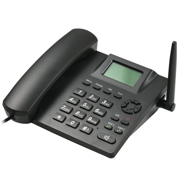 Bisofice Telephone set,Clock Sms Funtion Alarm Clock Sms 850/900/1800/1900mhz Dual Sim Antenna Radio Alarm Landline Support 850/900/1800/1900mhz Sms Funtion 6 With Antenna Radio Sim With Antenna