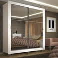 thumbnail image 2 of Ropero Closet Madesa Denver 2 puertas Corredizas con Espejo con pies BB, 2 of 5