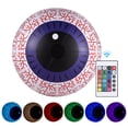 thumbnail image 1 of Tignapoo Inflatable Halloween Eyeball Decor with RGB LED Lights, 16 Colors, 4 Dynamic Modes, Remote Control, Waterproof IP68, Perfect for Indoor/Outdoor Use, 1 of 6