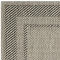 thumbnail image 4 of SAFAVIEH Courtyard Agnes Bordered Indoor/Outdoor Area Rug, Beige/Black, 6'7" x 6'7" Square, 4 of 6