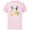 Soft Pink, variant on Disney Princess Snow White the Kindest One of All - Short Sleeve Cotton T-Shirt for Adults - Customized-Athletic Heather