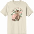 thumbnail image 4 of Vintage Country Stay Wild Men's Natural Crew Neck Short Sleeve Tee-XL, 4 of 6