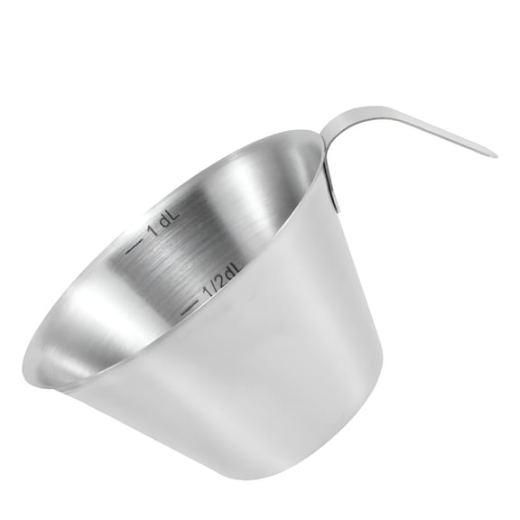 ACDANC Scale Design Container One Cup Measuring Coffee Concentrate Espresso Household Stainless Steel