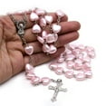 thumbnail image 3 of UNTERING Catholic Heart Rosary Necklaces Blessing Rosary Prayer Necklaces Pendant Religious Jewelry for Women Girl, 3 of 5