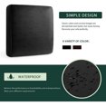 thumbnail image 4 of CHUN YI PU Waterproof Stretch Leather Cushion Slipcovers (Chair, Black), 4 of 6