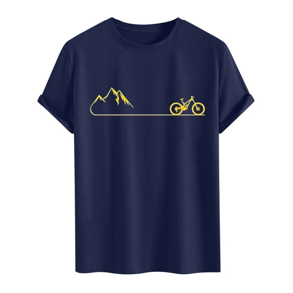 DHFJKG Womens Graphic Tees Crew Neck Short Sleeve T Shirt Loose Fit Casual Summer Outfit Trendy Tops