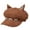 Coffee, variant on Cats Ear Octagonal Hat For Toddlers Soft Border Breathable Polyester Hat