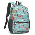 thumbnail image 2 of Dachshund Costume and Bone 17" School Backpacks for Teens,Waterproof Oxford Fabric,S-Shape Padded Straps for School,Travel,Hiking,Camping, 2 of 6