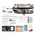 thumbnail image 6 of J World Doodle Pencil Case with Organizational Pockets and Handle Strap, Street Art, 6 of 7