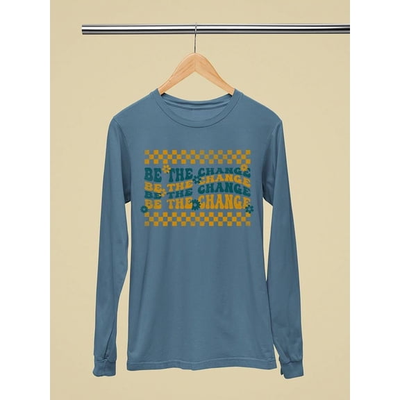 Positivity Be The Change Long Sleeve Women's -SelectDesign Designs