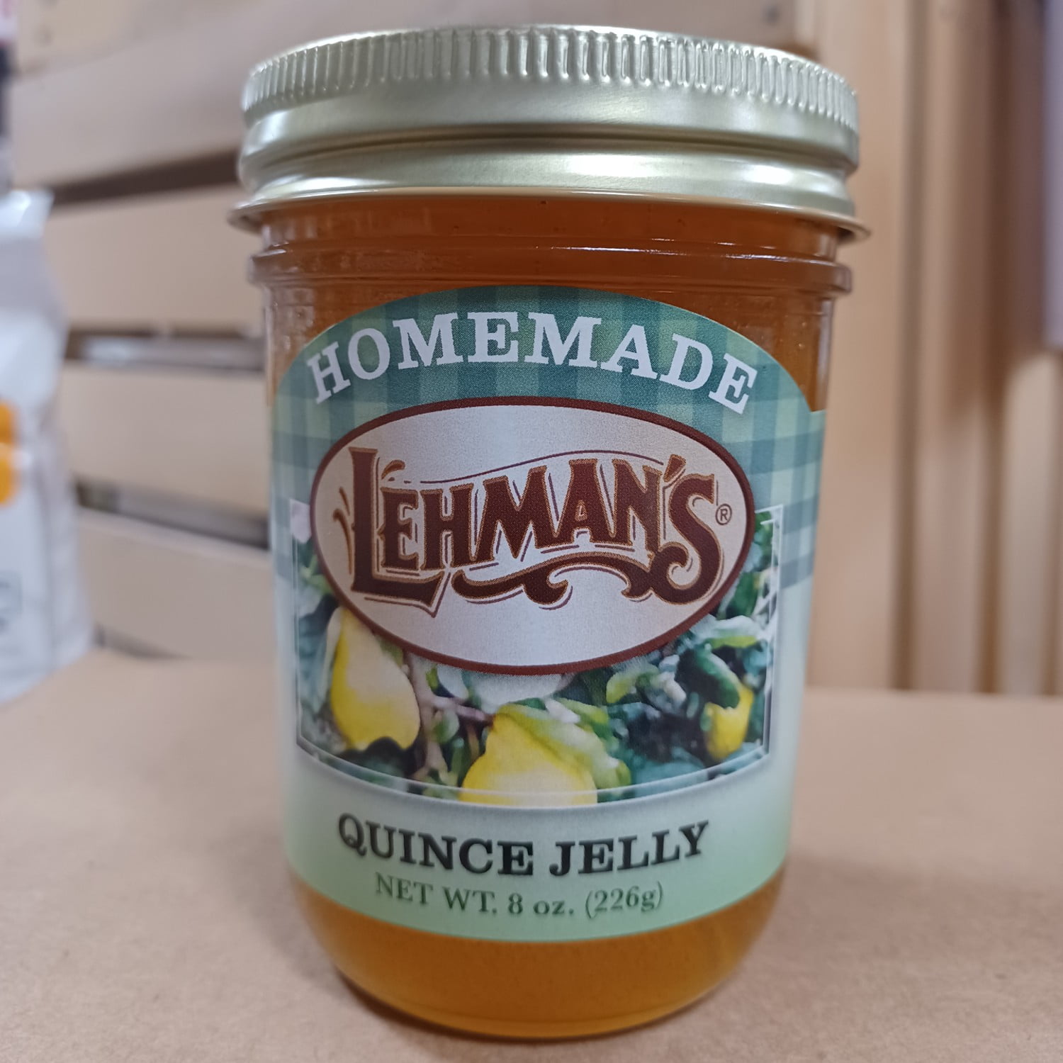 Lehman's Homemade All Natural Quince Jelly No Preservatives, 8 Oz