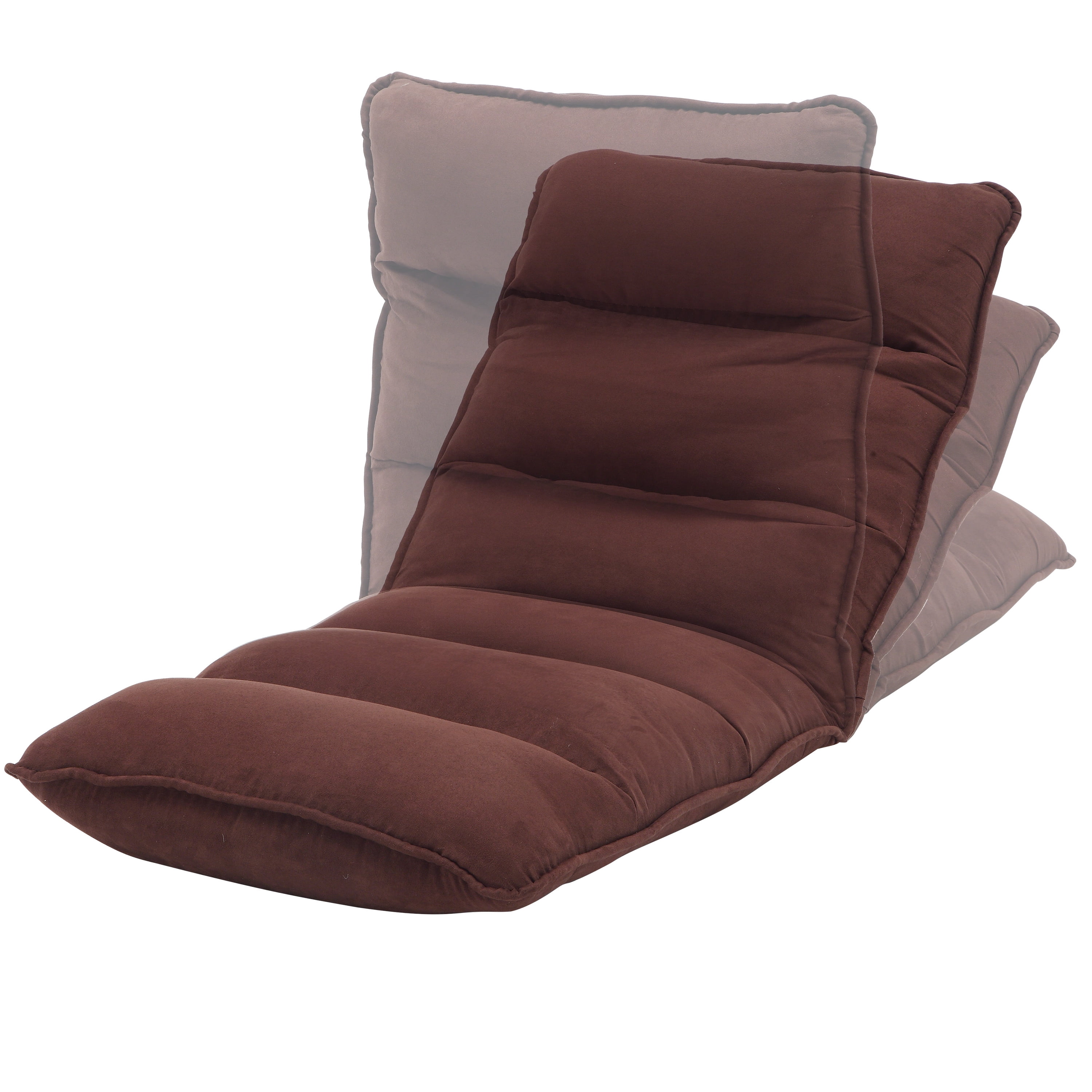 Tyson Modern Adjustable Customizable Fabric Gaming Chaise Lounge Chair, Brown