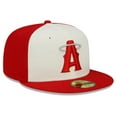 thumbnail image 3 of Men's New Era Red Los Angeles Angels 2022 City Connect 59FIFTY Fitted Hat, 3 of 6