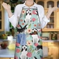 thumbnail image 6 of Husky and Pioneer Flower Apron-Garden Aprons for Women with Pockets-Cotton Linen Waterproof Kitchen Cooking Gardening Aprons Adjustable for Kitchen,Cooking,BBQ and Salon 33x27 Inch, 6 of 7