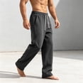 thumbnail image 5 of Gamivast Sweatpants for Men-Straight Leg Athletic Joggers Elastic Waist Drawstring Track Pants with Pockets, 5 of 7