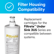 Filtrete Maximum Under Sink Quick Change Water Filtration Replacement Filter, 3US-MAX-F01