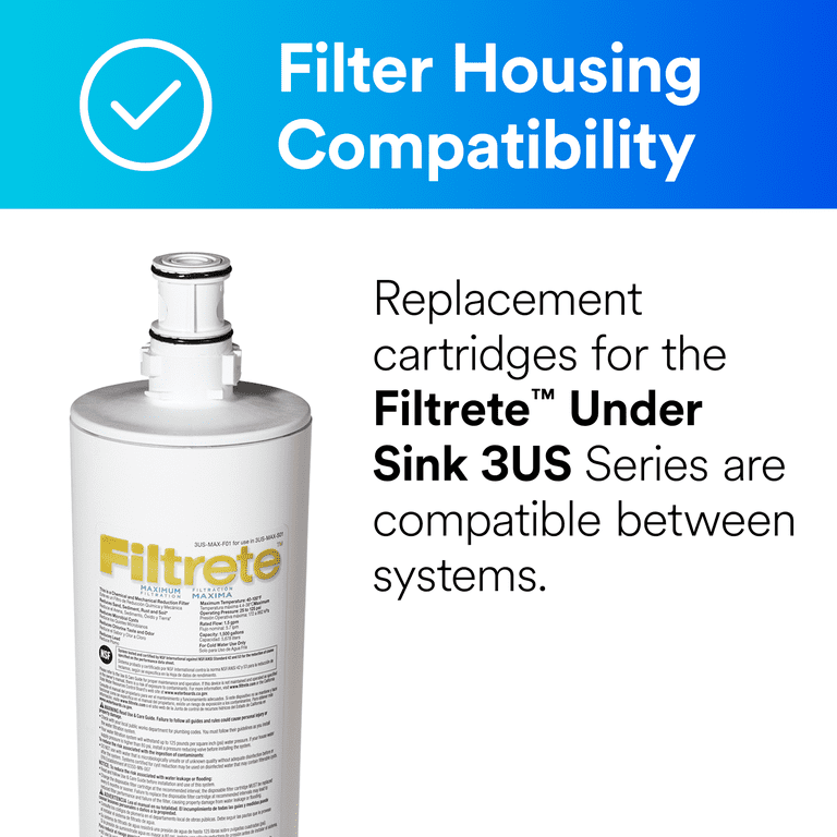 Filtrete Maximum Under Sink Water Filter Replacement photo 2