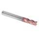 thumbnail image 4 of Juego de fresas de extremo de bronce, 4 flautas, fresa 55HRC con revestimiento nanométrico, 6x3Cx6Dx50L (1 unidad), 4 of 7