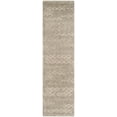 thumbnail image 3 of SAFAVIEH Arizona Theobald Geometric Shag Runner Rug, Grey/Ivory, 2'3" x 8', 3 of 6