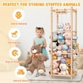thumbnail image 2 of Almacenaje y organizador de animales de peluche Woodure Wooden Zoo, 2 of 6