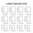 thumbnail image 4 of 24 Pcs Fall Press on Nails Short Square Fake Nails Glossy Artificial Thanksgiving Nails Maple Leaf Pumpkins False Nails Autumn Leaf Stick on Nails for Women DIY, 4 of 5