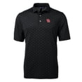 thumbnail image 2 of Men's Cutter & Buck Black Houston Cougars Big & Tall Virtue Eco Pique Tile Print Recycled Polo, 2 of 3